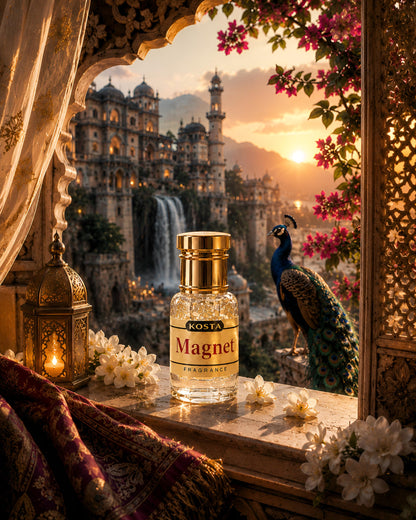 KOSTA KOSTA Black Oudh Attar for Men | Alcohol Free Long Lasting Perfume Oil | Strong Woody Smoky Oud Fragrance | Roll On Att
