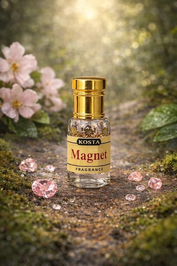KOSTA KOSTA Black Oudh Attar for Men | Alcohol Free Long Lasting Perfume Oil | Strong Woody Smoky Oud Fragrance | Roll On Att