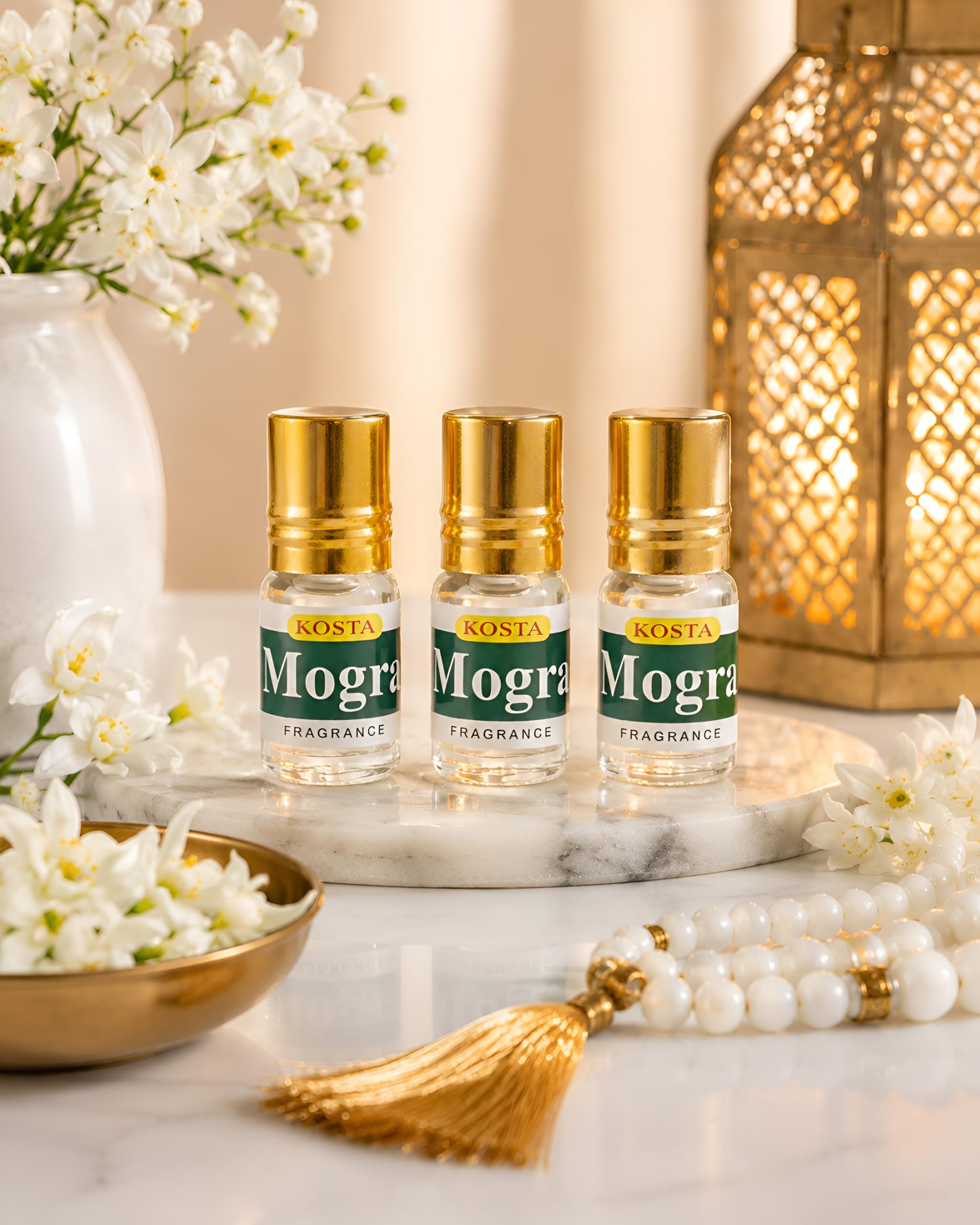 KOSTA KOSTA Black Oudh Attar for Men | Alcohol Free Long Lasting Perfume Oil | Strong Woody Smoky Oud Fragrance | Roll On Att