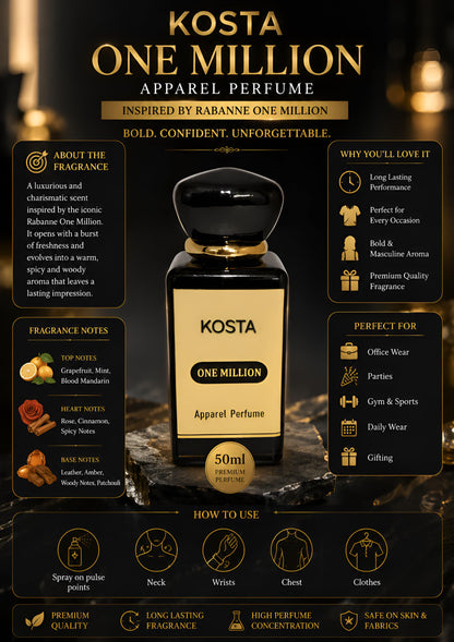 KOSTA KOSTA Black Oudh Attar for Men | Alcohol Free Long Lasting Perfume Oil | Strong Woody Smoky Oud Fragrance | Roll On Att