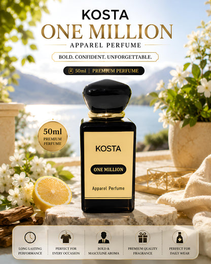 KOSTA KOSTA Black Oudh Attar for Men | Alcohol Free Long Lasting Perfume Oil | Strong Woody Smoky Oud Fragrance | Roll On Att