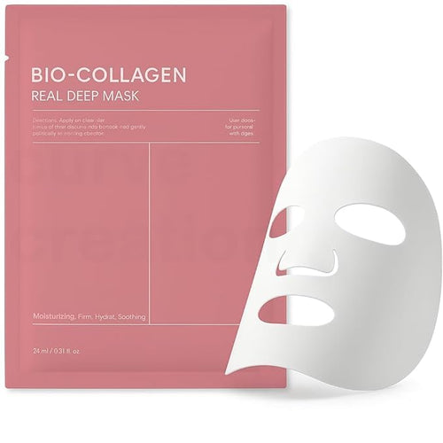Krisheet Bio Collagen Overnight Hydrogel Face Mask, 299g, Korean-Inspired Formula