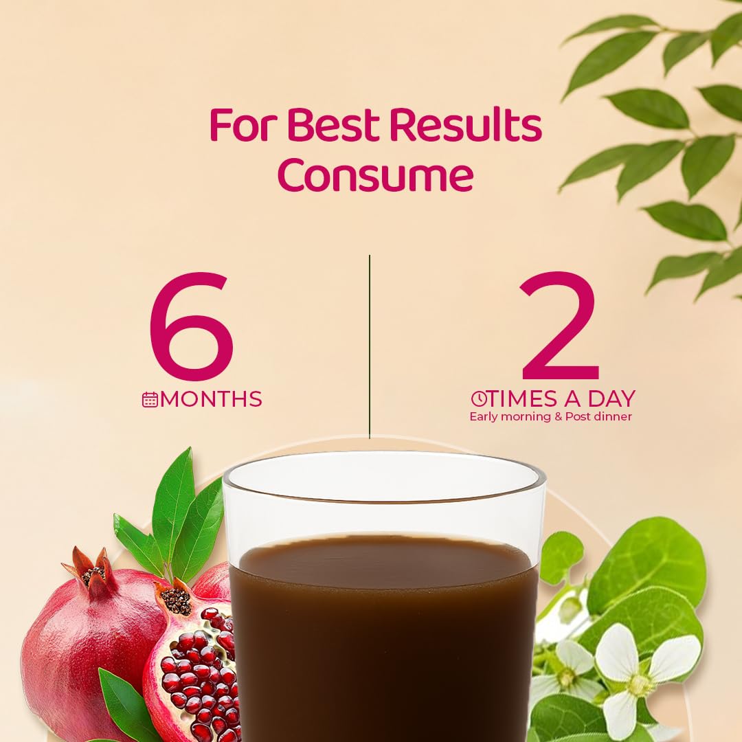 Krishna's Herbal & Ayurveda Thyro Balance Juice, Sugar Free, Kanchnar Gugglu, Herbal Supplement - in use