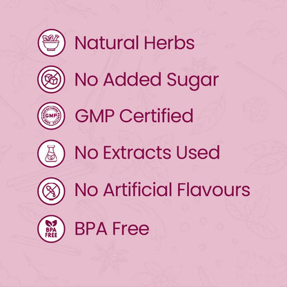 KRISHNA'S HERBAL & AYURVEDA Women's She Care Herbal Juice, 1000ml (Pack of 1), 5-Herb Blend, No Sugar Added - close-up detail
