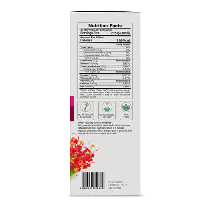 KRISHNA'S HERBAL & AYURVEDA Women's She Care Herbal Juice, 1000ml (Pack of 1), 5-Herb Blend, No Sugar Added - size and scale