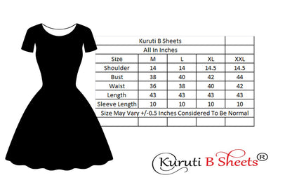 Kuruti B Sheets Women's Floral Printed Rayon Fit and Flare Tank Maxi Dress Kurta - back view