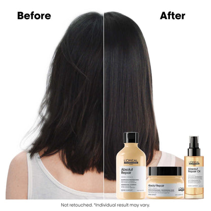 L'Oréal Professionnel Absolut Repair Shampoo, 300ml, for Dry & Damaged Hair with Protein & Omega-9 - back view