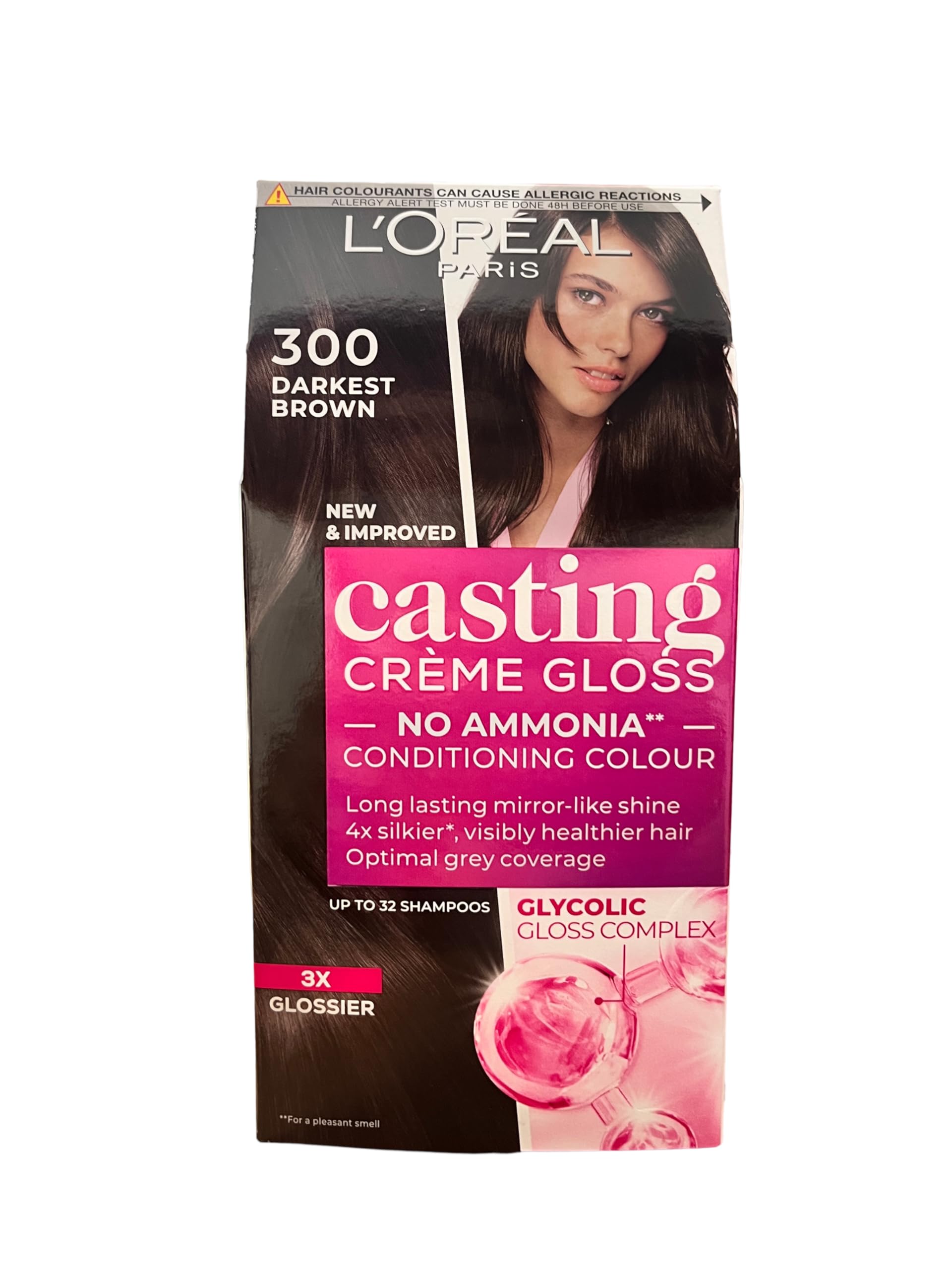 L'Oreal Paris Casting Crème Gloss Semi-Permanent Hair Color Kit, No Ammonia, with Gloves and Conditioner (10)