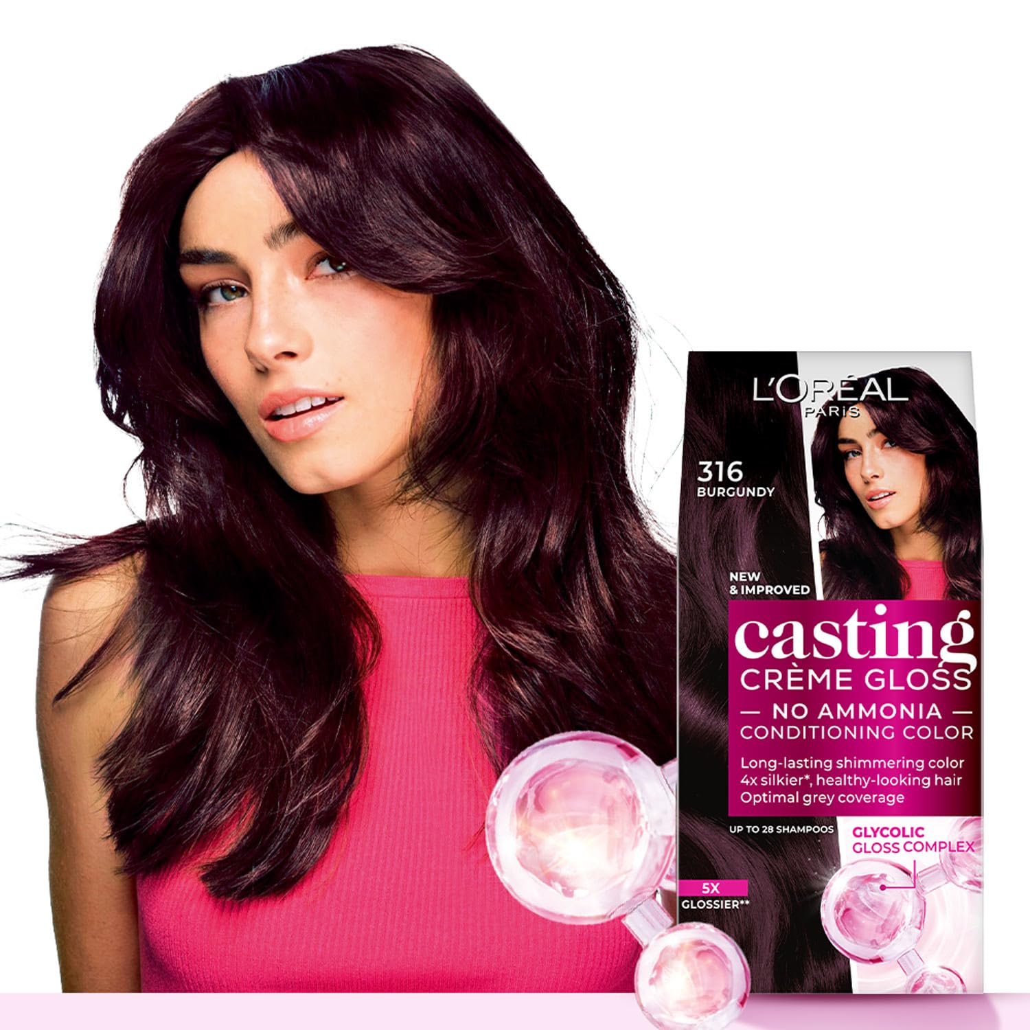 L'Oreal Paris Casting Crème Gloss Semi-Permanent Hair Color Kit, No Ammonia, with Gloves and Conditioner (11)