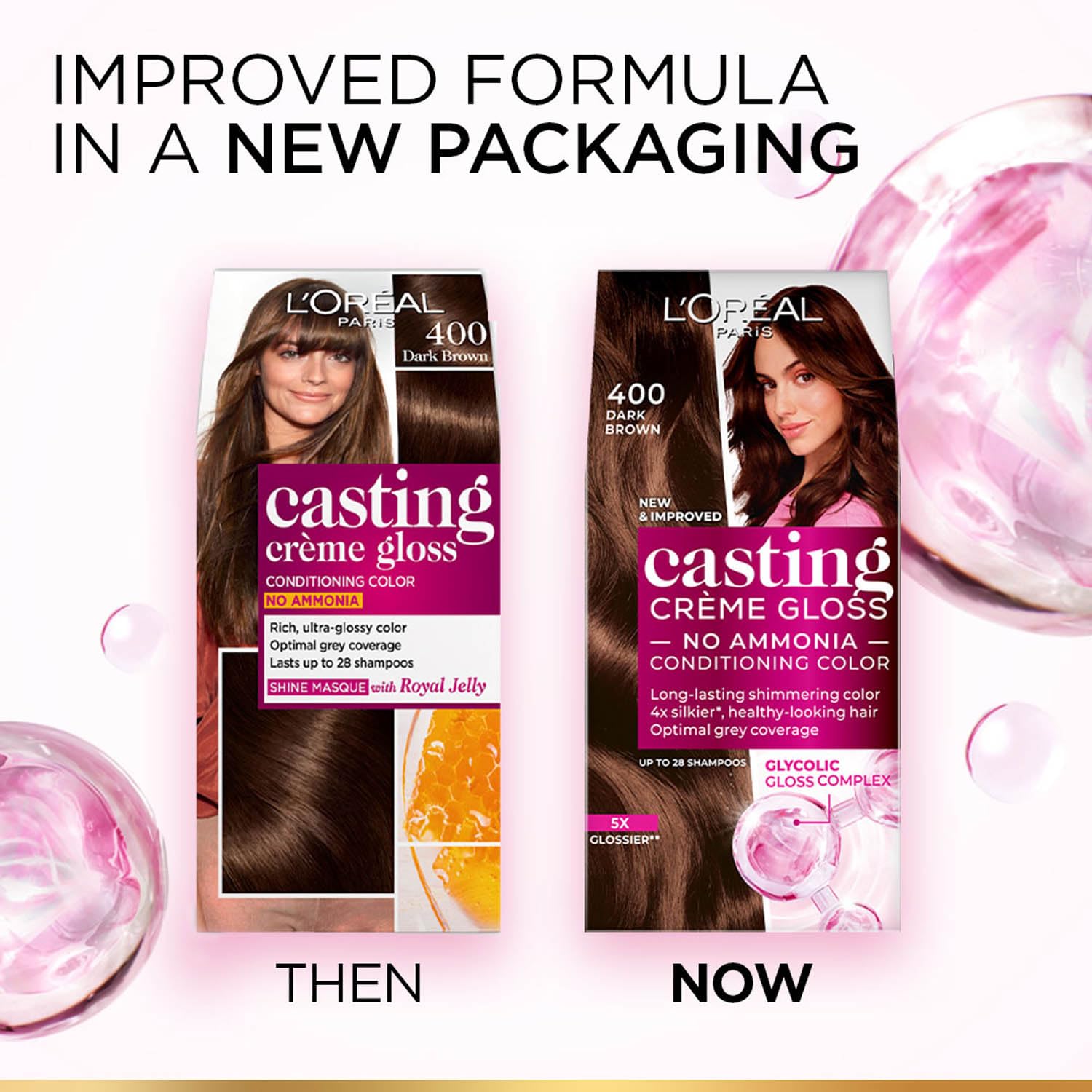 L'Oreal Paris Casting Crème Gloss Semi-Permanent Hair Color Kit, No Ammonia, with Gloves and Conditioner - size and scale (19