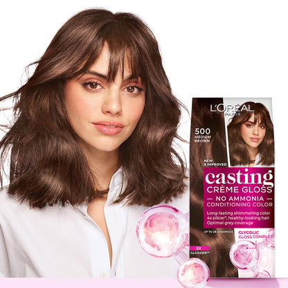 L'Oreal Paris Casting Crème Gloss Semi-Permanent Hair Color Kit, No Ammonia, with Gloves and Conditioner (23)