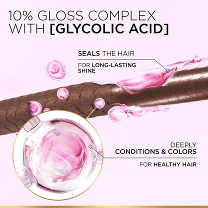 L'Oreal Paris Casting Crème Gloss Semi-Permanent Hair Color Kit, No Ammonia, with Gloves and Conditioner - back view