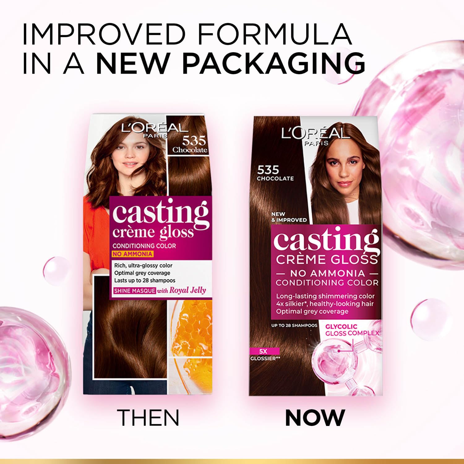 L'Oreal Paris Casting Crème Gloss Semi-Permanent Hair Color Kit, No Ammonia, with Gloves and Conditioner - size and scale (35