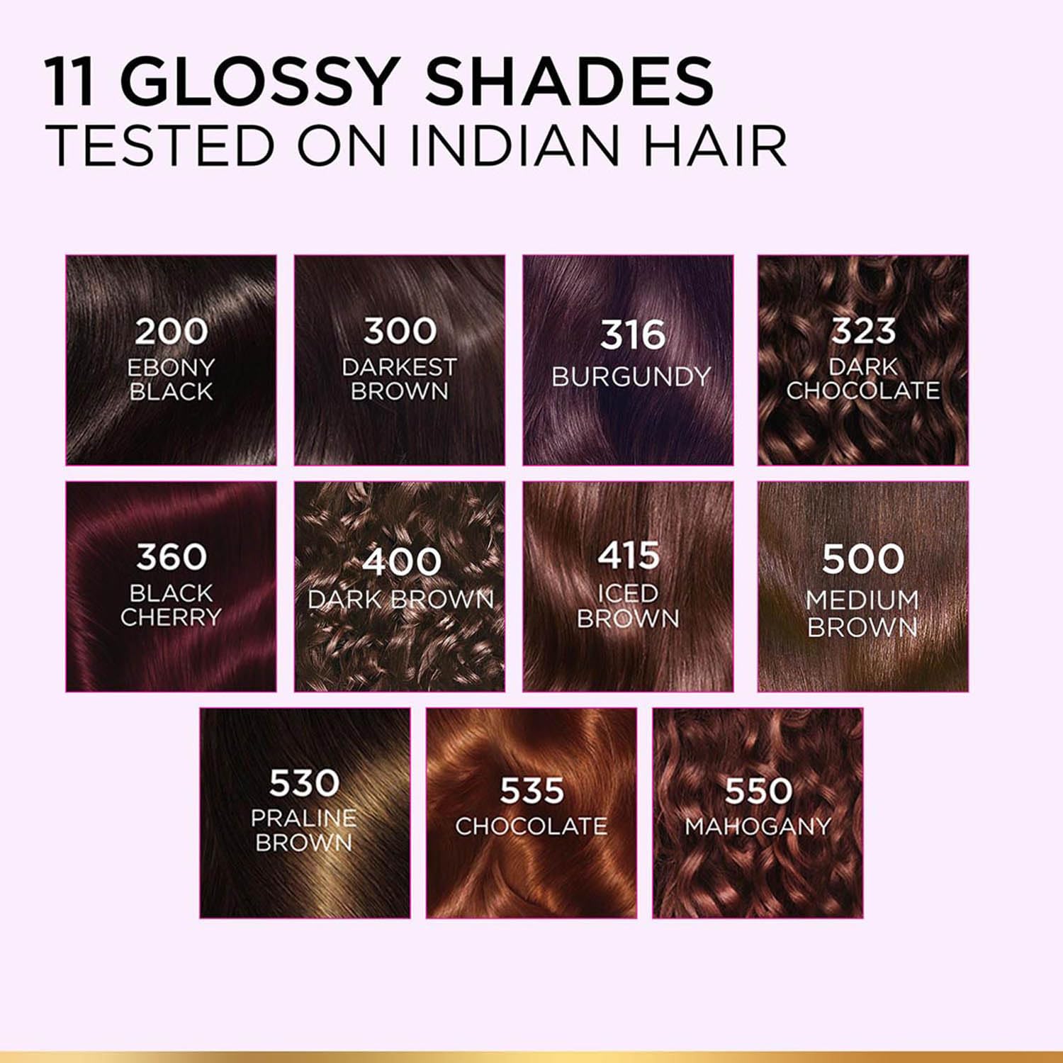 L'Oreal Paris Casting Crème Gloss Semi-Permanent Hair Color Kit, No Ammonia, with Gloves and Conditioner - in use