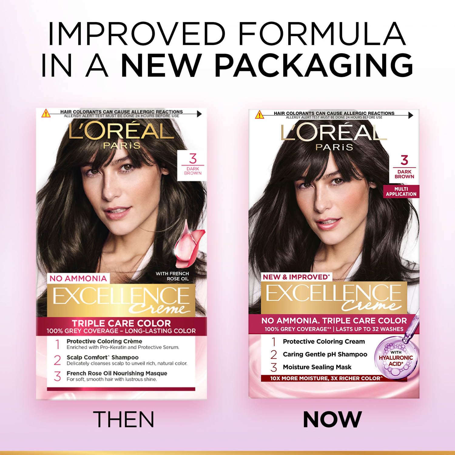 L'Oreal Paris Excellence Creme Permanent Hair Color, No Ammonia, Pro-Keratin, 72ml+100g - size and scale (15)