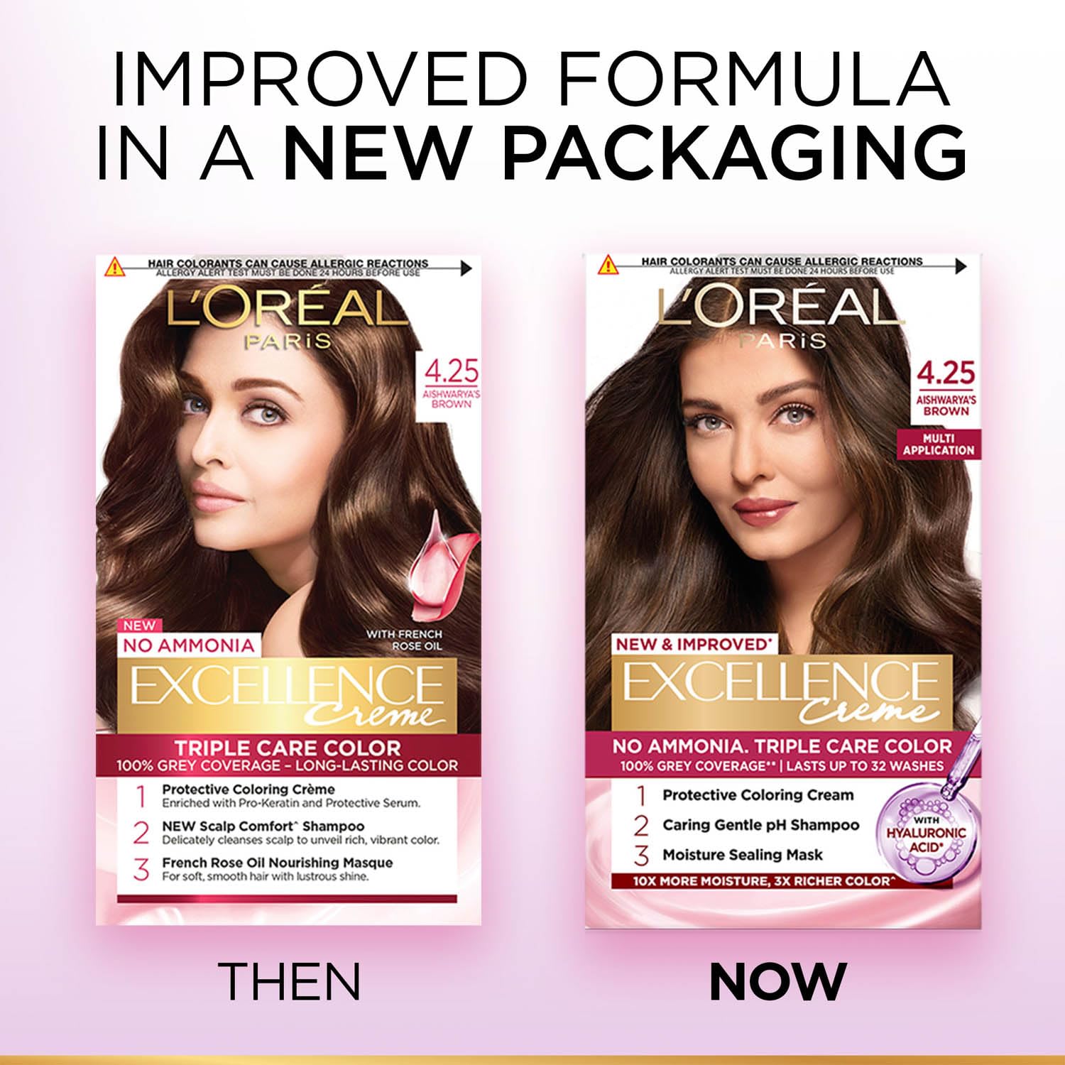 L'Oreal Paris Excellence Creme Permanent Hair Color, No Ammonia, Pro-Keratin, 72ml+100g - size and scale (33)