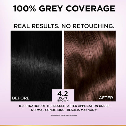 L'Oreal Paris Excellence Creme Permanent Hair Color, No Ammonia, Pro-Keratin, 72ml+100g - label detail (49)