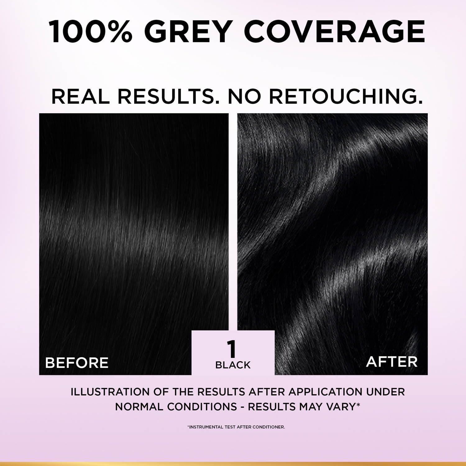 L'Oreal Paris Excellence Creme Permanent Hair Color, No Ammonia, Pro-Keratin, 72ml+100g - label detail