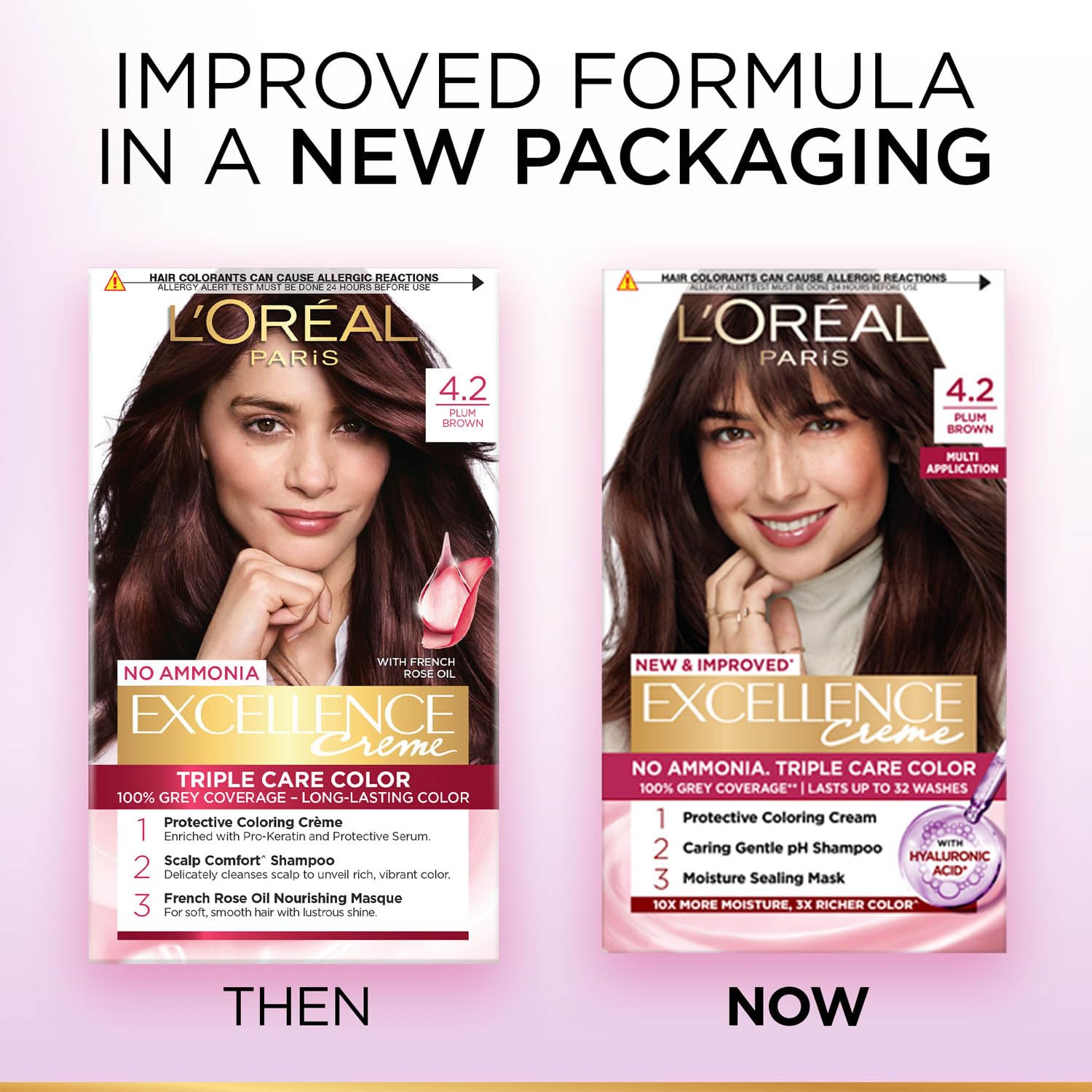 L'Oreal Paris Excellence Creme Permanent Hair Color, No Ammonia, Pro-Keratin, 72ml+100g - size and scale (51)