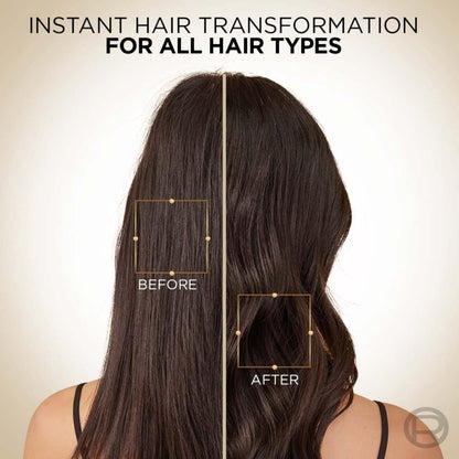 L'Oreal Paris Extraordinary Oil Hair Serum, Anti-Frizz Styling Serum with 6 Rare Flower Oils - close-up detail