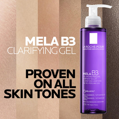 La Roche-Posay Mela B3 Anti-Dark Spots Face Wash with Niacinamide, 200ml - in use