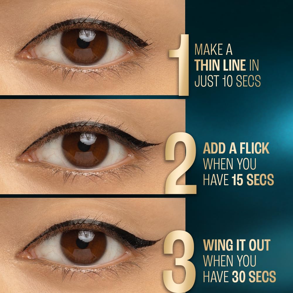 LAKMÉ 9to5 Eyeconic Waterproof Liquid Eyeliner, Intense Black, 4.5 ml, Smudgeproof Quick-Dry Formula - ingredients panel