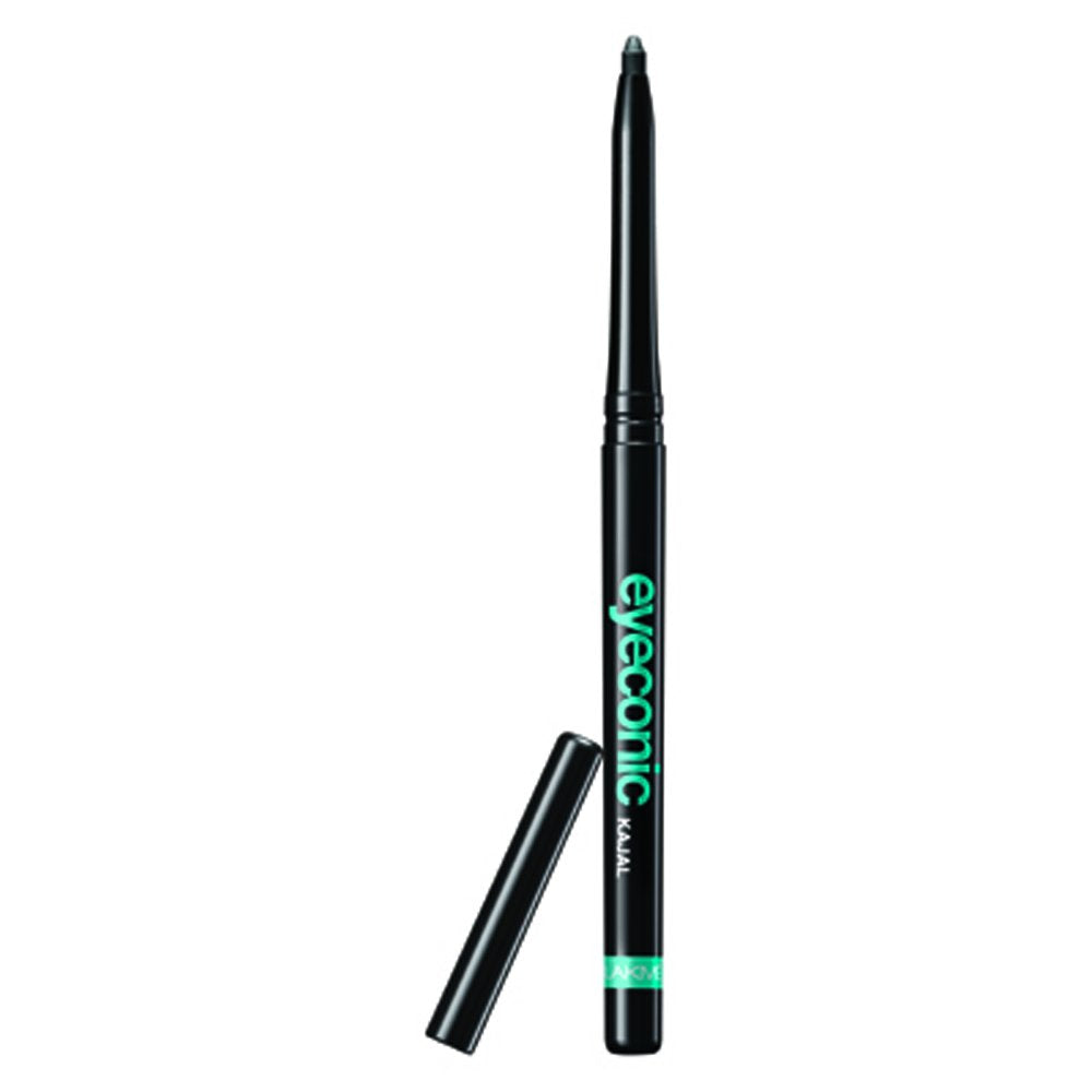 LAKMÉ Eyeconic Insta Cool Kajal, Matte Finish Pencil with Cucumber Seed Extracts, Twist-Up Design (12)