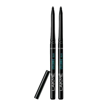 LAKMÉ Eyeconic Insta Cool Kajal, Matte Finish Pencil with Cucumber Seed Extracts, Twist-Up Design (15)