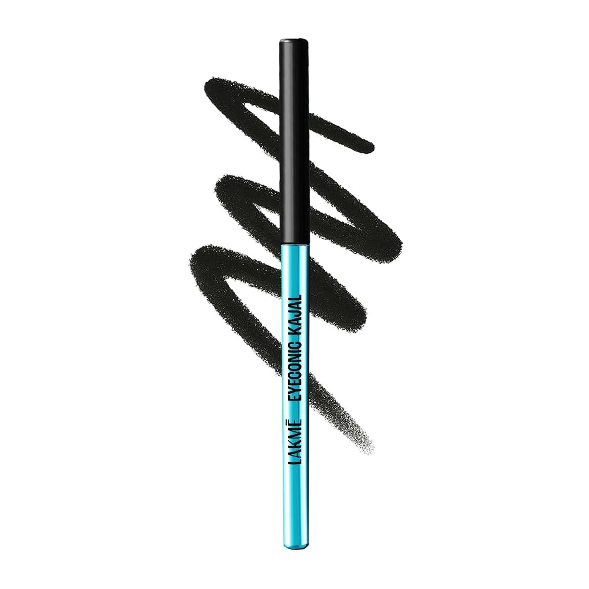 LAKMÉ Eyeconic Insta Cool Kajal, Matte Finish Pencil with Cucumber Seed Extracts, Twist-Up Design (3)