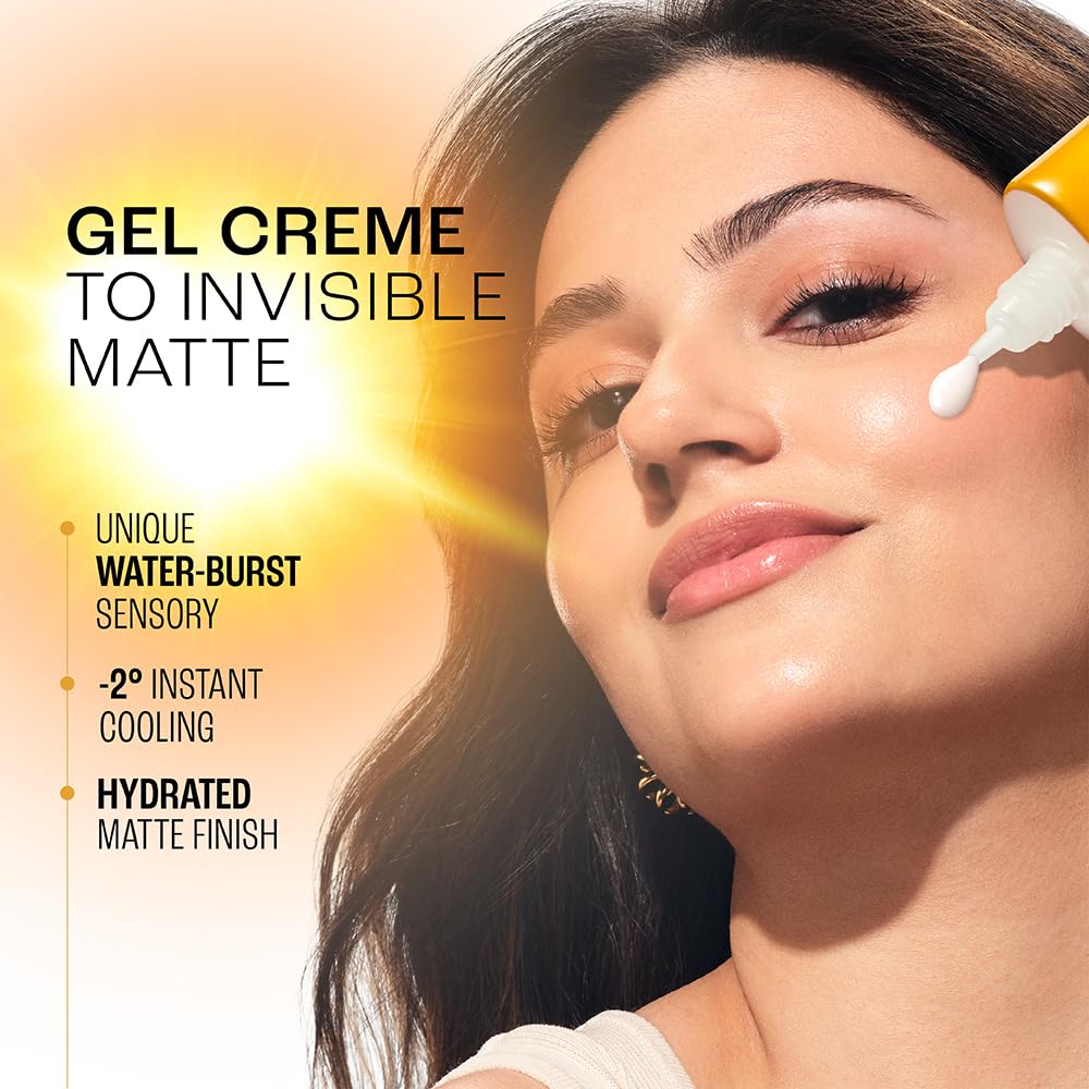 LAKMÉ Sunscreen SPF 50 PA++++ with Niacinamide and Squalane, Water Light, 100 ml - close-up detail