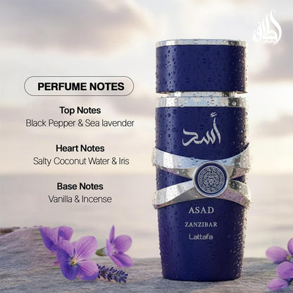 Lattafa Asad Eau De Parfum 100ml Unisex Spray, Oriental Spicy Woody Musk Notes - packaging (17)
