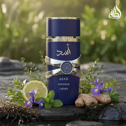 Lattafa Asad Eau De Parfum 100ml Unisex Spray, Oriental Spicy Woody Musk Notes - label detail (18)