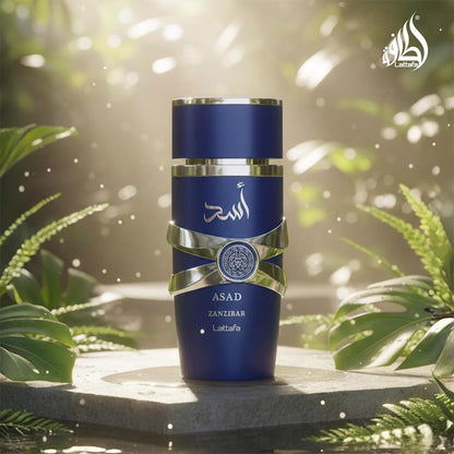 Lattafa Asad Eau De Parfum 100ml Unisex Spray, Oriental Spicy Woody Musk Notes - close-up detail (20)