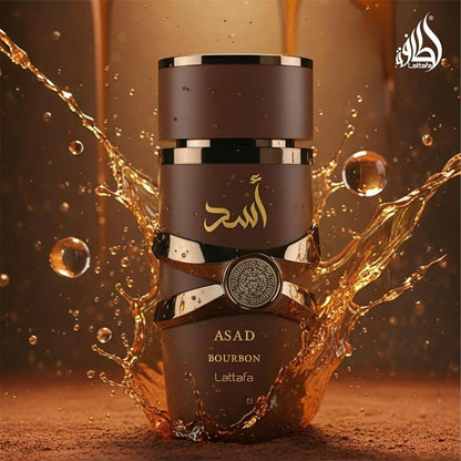 Lattafa Asad Eau De Parfum 100ml Unisex Spray, Oriental Spicy Woody Musk Notes - label detail (9)