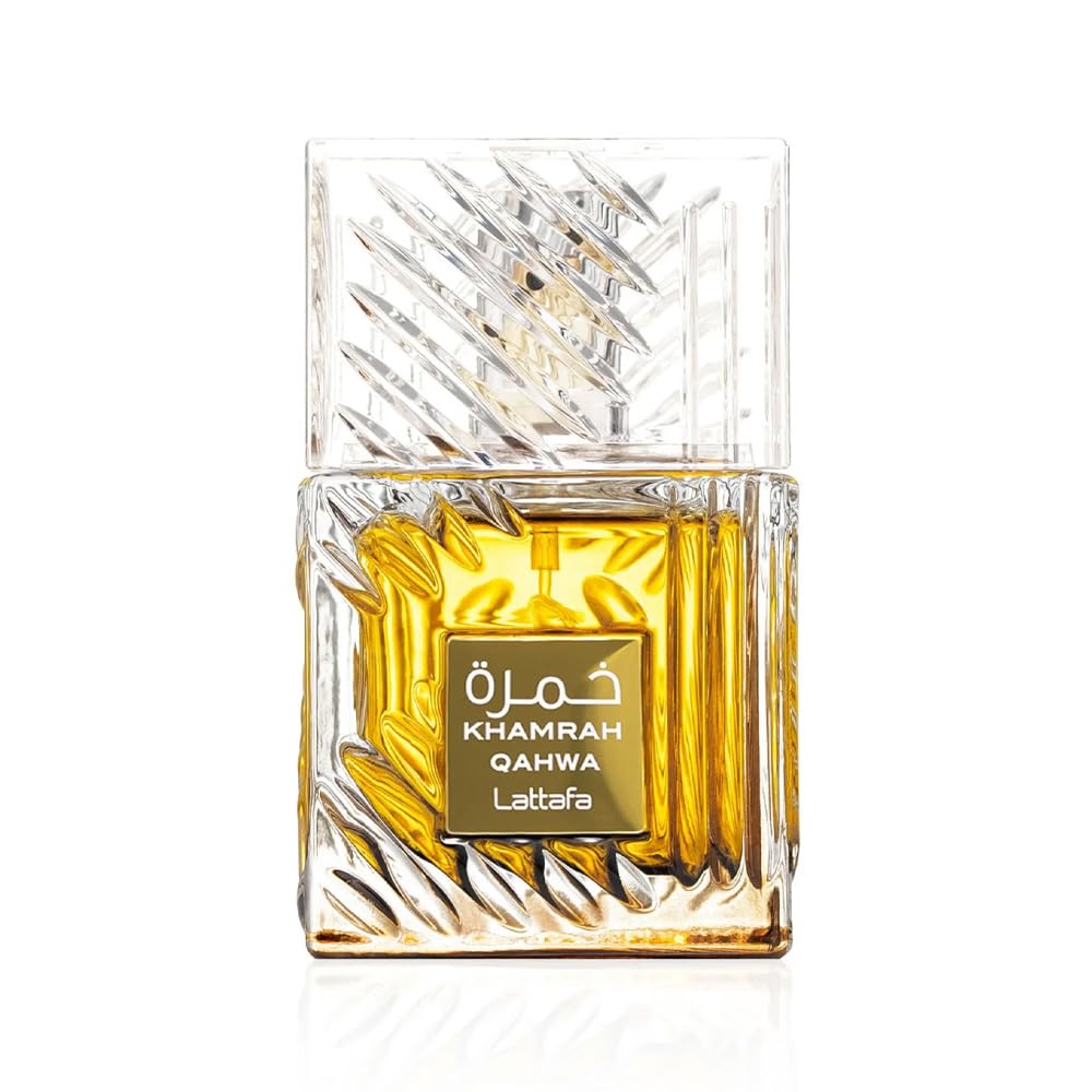 Lattafa Khamrah Eau de Parfum, 100ml Unisex Aromatic Spicy Fragrance with Vanilla, Cinnamon, Woody Notes (19)