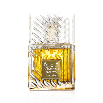 Lattafa Khamrah Eau de Parfum, 100ml Unisex Aromatic Spicy Fragrance with Vanilla, Cinnamon, Woody Notes (19)