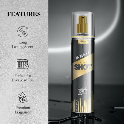 Layer'r Shot Gold Iconic Deodorant Body Spray for Men, 135ml, Spicy Citrus & Amber Fragrance - packaging (9)