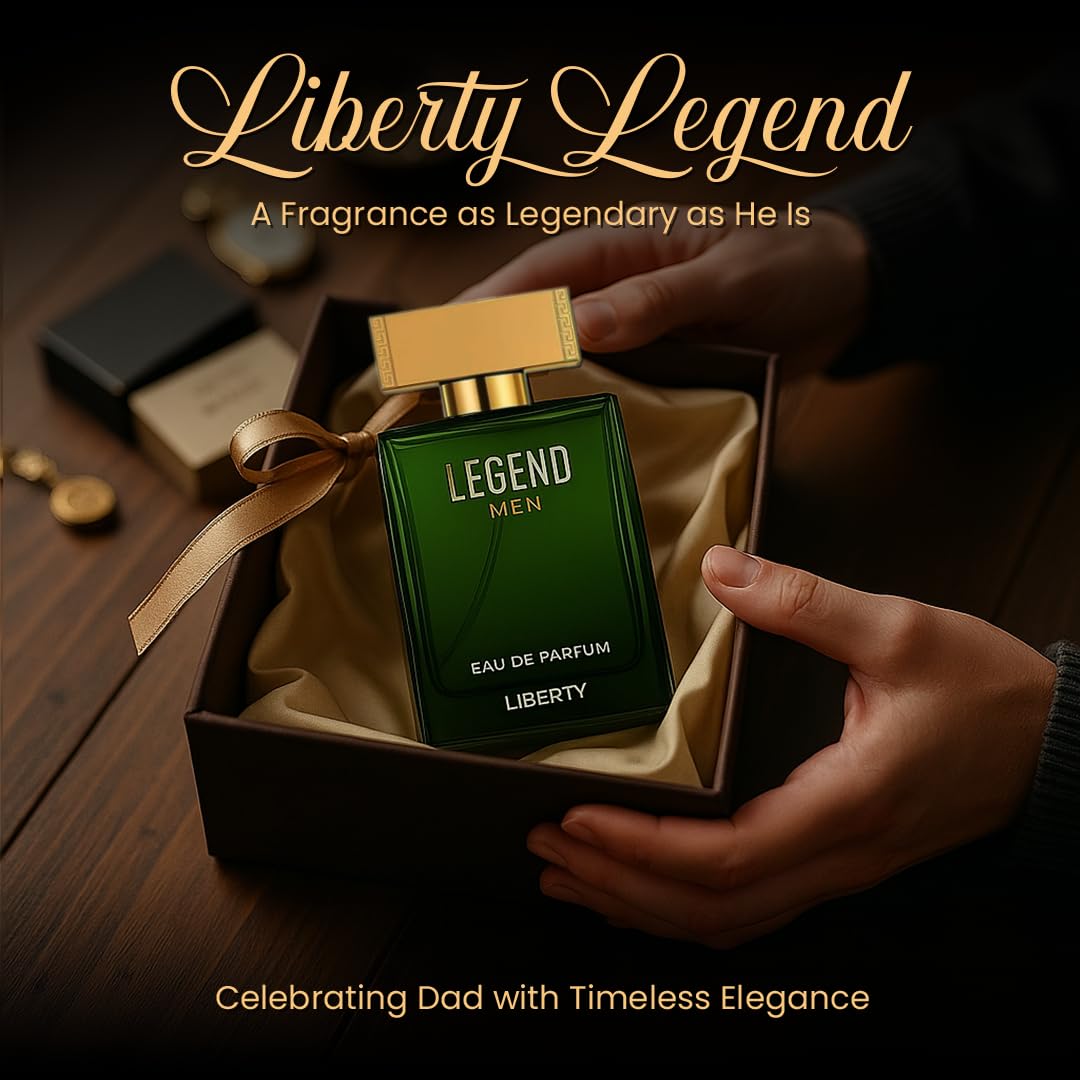 Liberty Eau de Parfum for Men, 100ml EDP Spray, Adult Personal Fragrance by Vanesa Costmetics - back view (18)