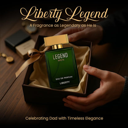 Liberty Eau de Parfum for Men, 100ml EDP Spray, Adult Personal Fragrance by Vanesa Costmetics - back view (18)