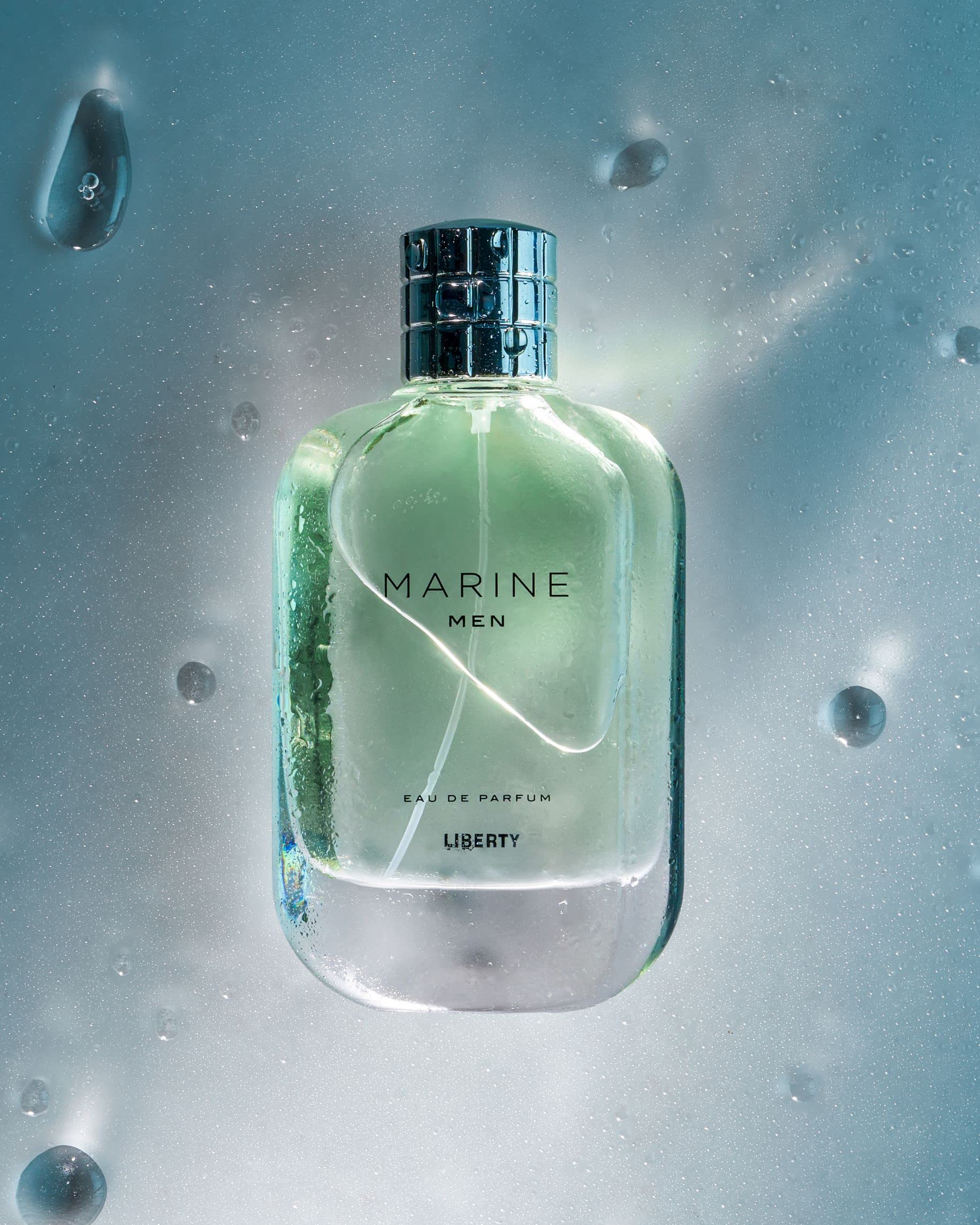 Liberty Eau de Parfum for Men, 100ml EDP Spray, Adult Personal Fragrance by Vanesa Costmetics - label detail (27)