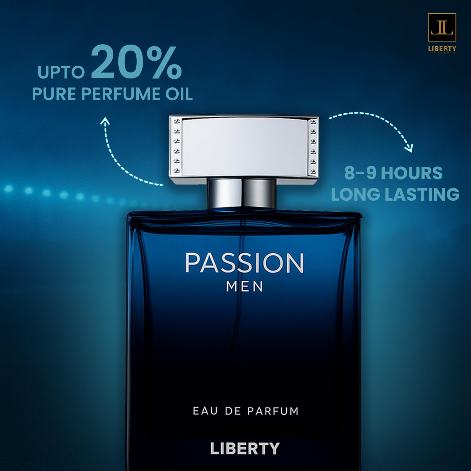 Liberty Eau de Parfum for Men, 100ml EDP Spray, Adult Personal Fragrance by Vanesa Costmetics - ingredients panel (32)