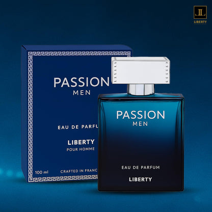 Liberty Eau de Parfum for Men, 100ml EDP Spray, Adult Personal Fragrance by Vanesa Costmetics - size and scale (35)
