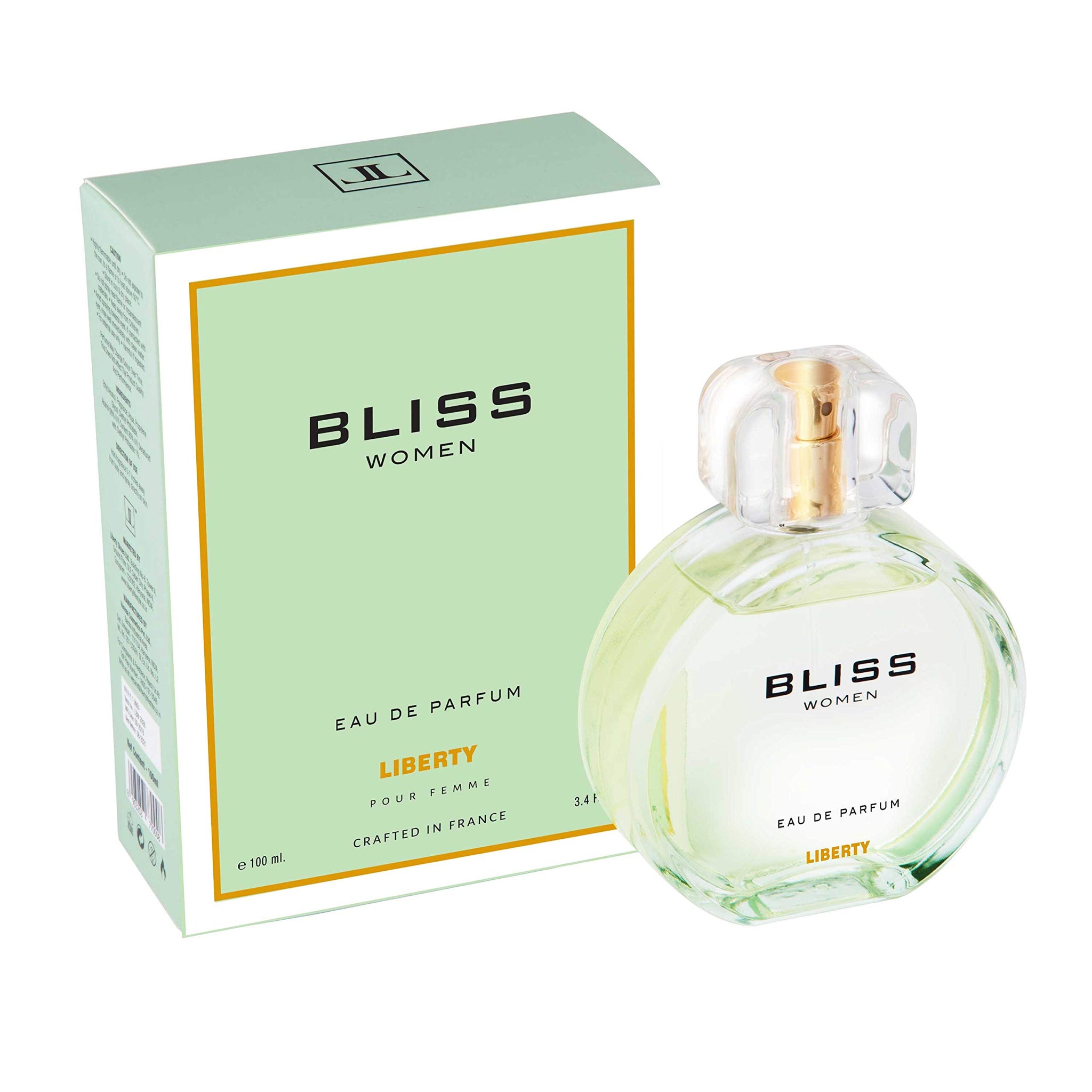 Liberty Women's Eau de Parfum, 100ml/3.4oz, French Crafted, 15-20% Perfume Oil - close-up detail
