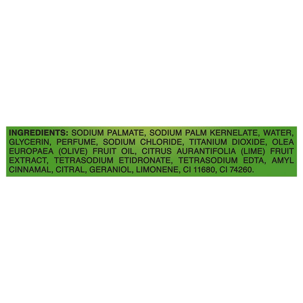 Liril Solid Soap Bar, Lime Scent, Paraben Free, 6 x 125g - label detail (12)