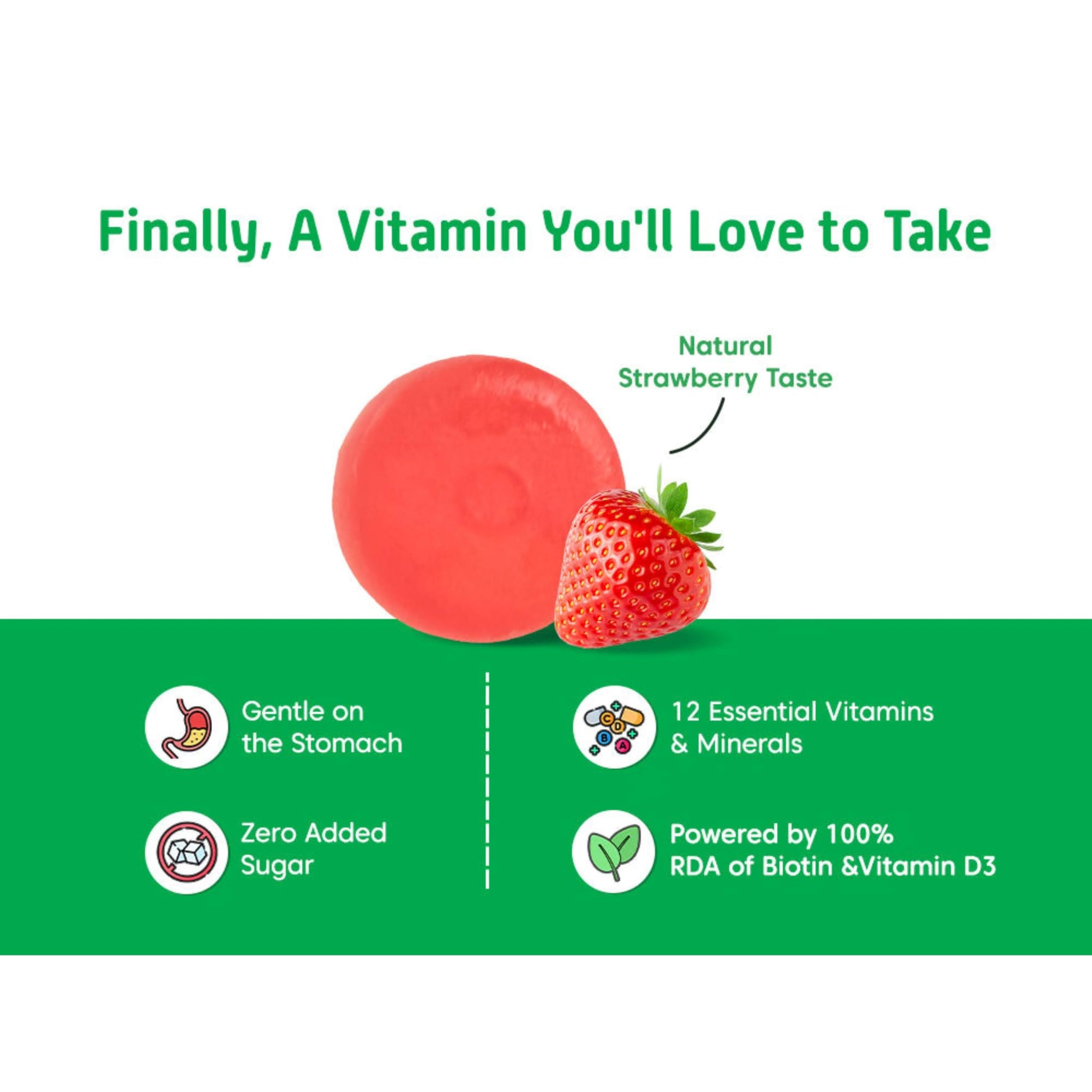 Little Joys Multivitamin Gummies for Kids and Mothers, 12 Vitamins and Minerals, No Added Sugar, Strawberry Flavor - ingredie