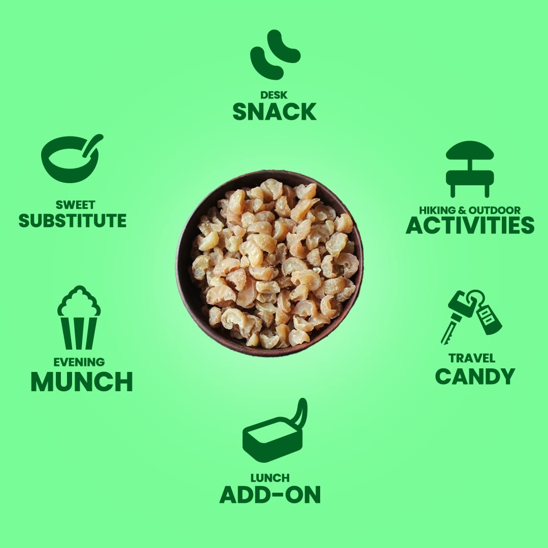 LIVYOR Dried Amla Candy, 1kg, Indian Gooseberry Candy, Sweet and Tangy Fruit Snack, No Preservatives - ingredients panel