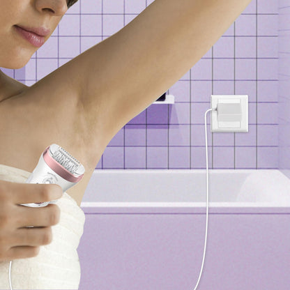 Lnauy 12V Replacement Charger for Braun Epilator, Compatible with Silk-épil 5/7/9 and FaceSpa Pro, 1.5m - close-up detail