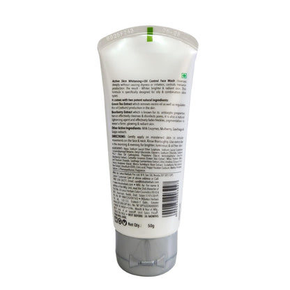 Lotus Herbals Foam Face Wash for Women, 50g, Daily Facial Cleanser, Pack of 1 - size and scale