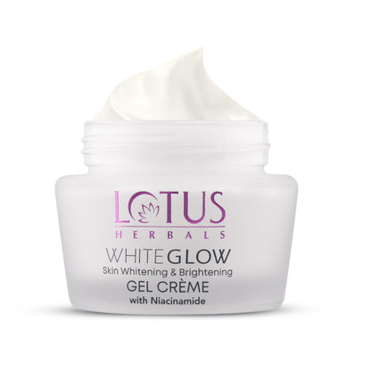 Lotus Herbals Whiteglow Gel Creme with Niacinamide, 60g, Face Moisturizer