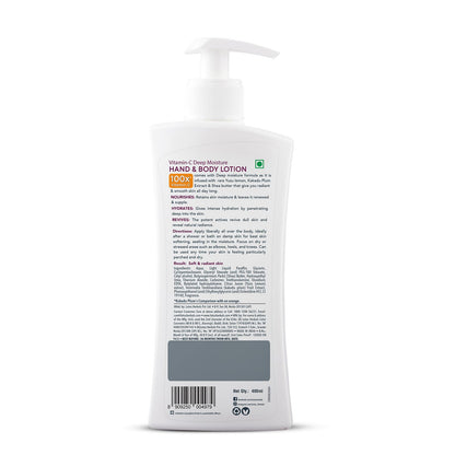 Lotus Herbals WhiteGlow Vitamin C Body Lotion, SPF 20, Deep Moisture Hand & Body Moisturizer - close-up detail